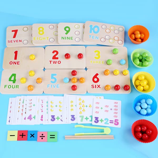1 stk. tidlig pædagogisk perlelegetøj til børns matematiske udvikling
