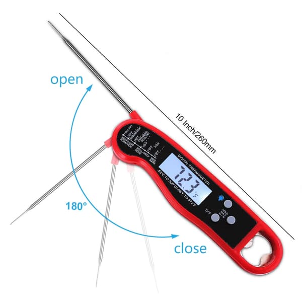 Digital Kötttermometer Matlagning Kök Sond Temperaturmätare