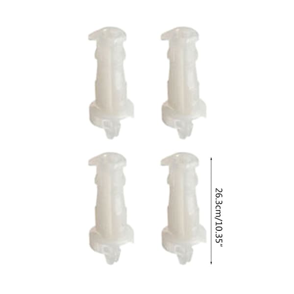 10 stk. CPU Køleprofil Monteringsstift Plastik Køleventilator Fastgørelse Monteringsclips Socket