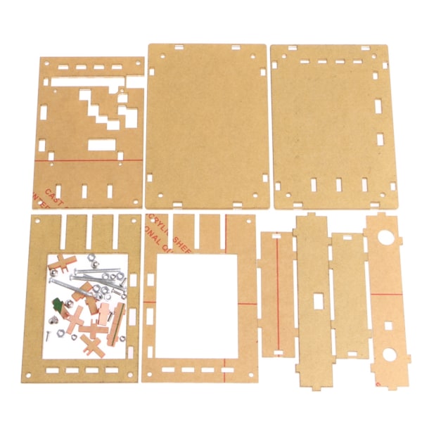 Akryyli DIY kirkas Shellille DSO138 2,4" TFT Digital Oskilloscope Ki case