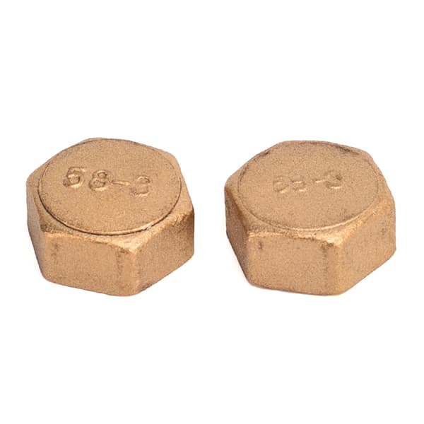 Gjenget rørendetetning Sortiment 1/2"/3/4"/1" Gjenget rørendekapper 6 stk/sett null - 1"