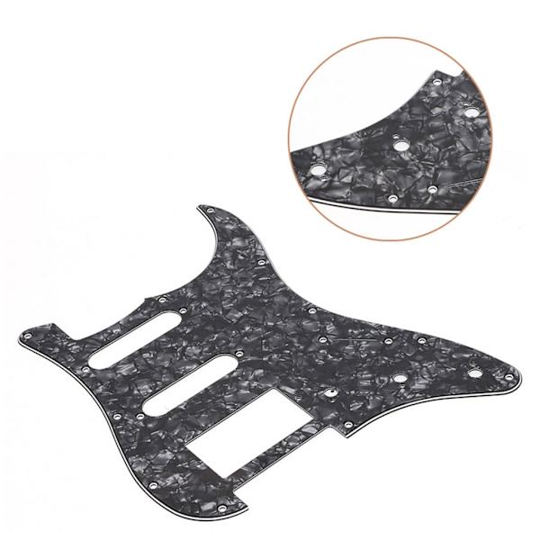 Elektrisk gitarr plektrumskydd skrap platta för Fender Strat delar 3Ply