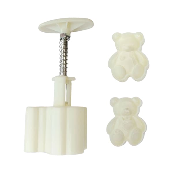 50g Månekakeform i plastmateriale, ølformede stempler, månekakeformer for DIY