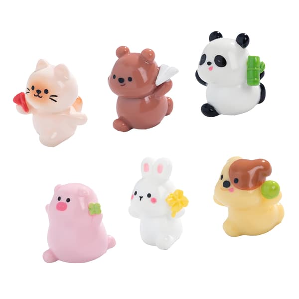 Miniature Katte Statue Havepynt Harpiks Hundefigurer Legetøj Mini Kagepynt