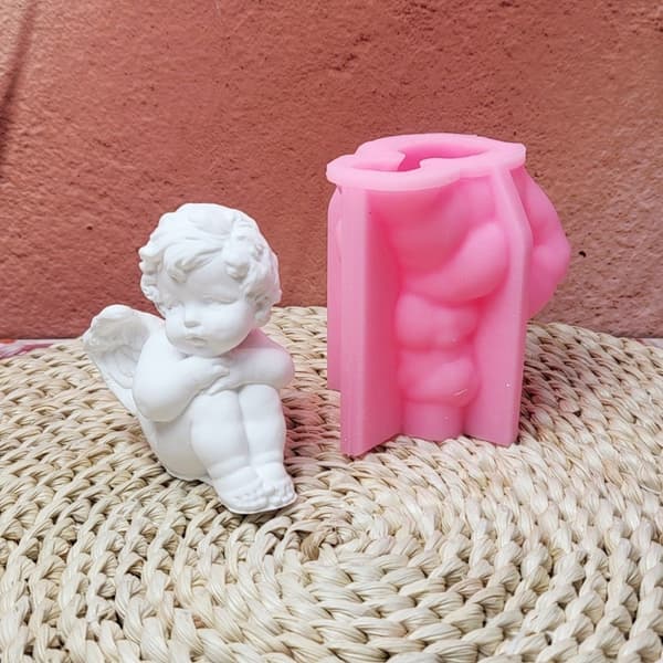 Lille Dreng Støbeforme Gipsforme Baby Silikoneforme Epoxy Resin Forme