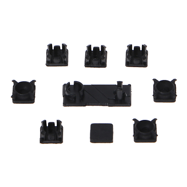 1 set gummistövelskyddsfötter Cover för PS3, dammplugg för skyddsdyna för P3 Slim 2000/3000 Host