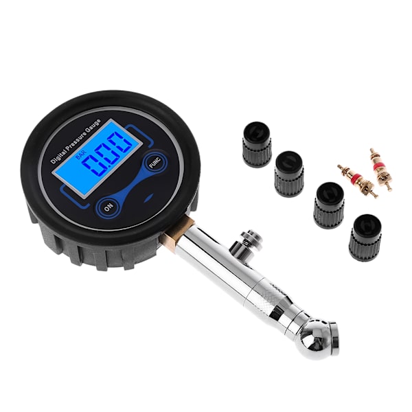 High Precision Digital Tire Pressure Gauge 200 PSI til m/ baggrundsbelyst LCD-skærm til