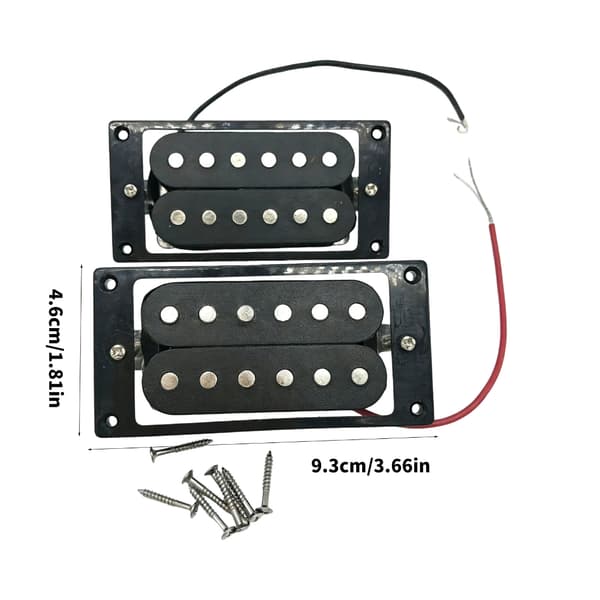 Dobbeltspolede elektriske gitarpickuper for reservedeler til elektrisk gitar