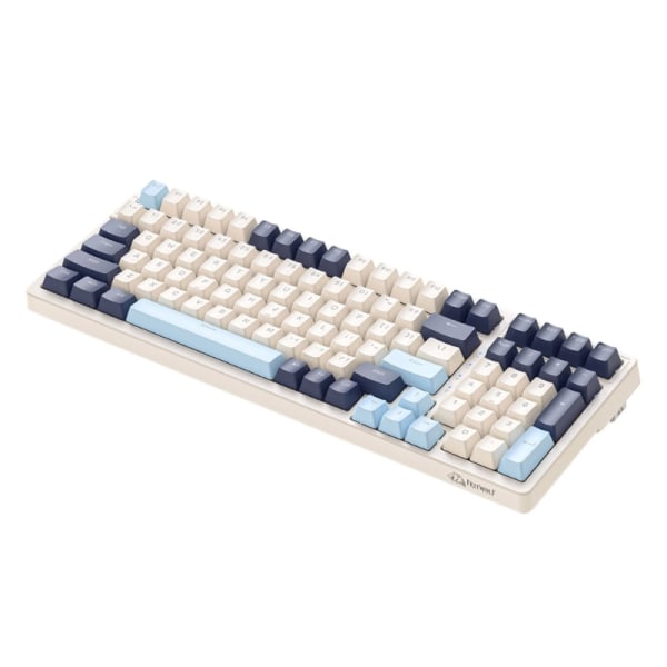 K8 Pakningsstruktur Gaming Keyboard TypeC Mekanisk tastatur BT5.0 2,4Ghz RGB