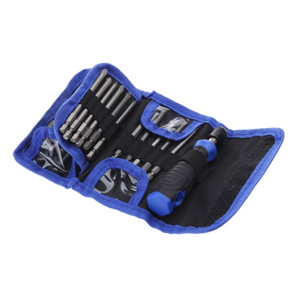 25 stk Skrutrekkerbitssett 5 Størrelser Bits Torx /Slottet/Hex/Phillips/Tapping Bits