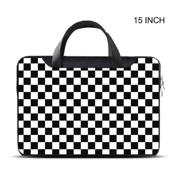 Laptop-veske Kontorveske Arbeidsveske, Laptop-koffert for kontorreiser Houndstooth 15 inches