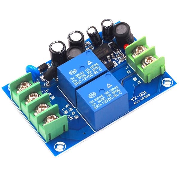 Automatisk to strømafbrydere modul 10A nødbackup controller til AC85-240V
