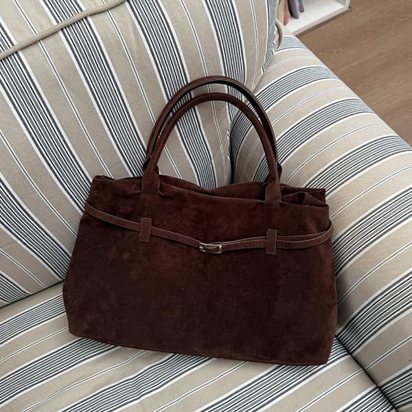 Dam Mode Mocka Axelväskor Stor Shoppingväska Retro Handväska Present