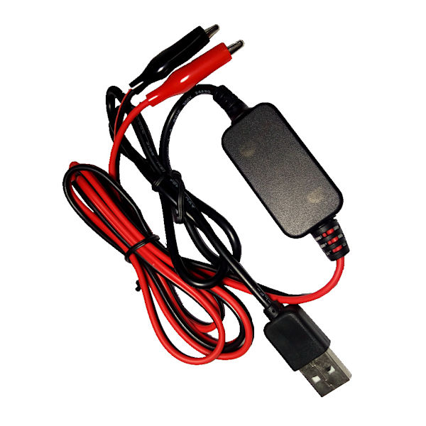USB til DC 5V til 3V AA AAA Batteri Eliminator Strømforsyning Adapterkabel