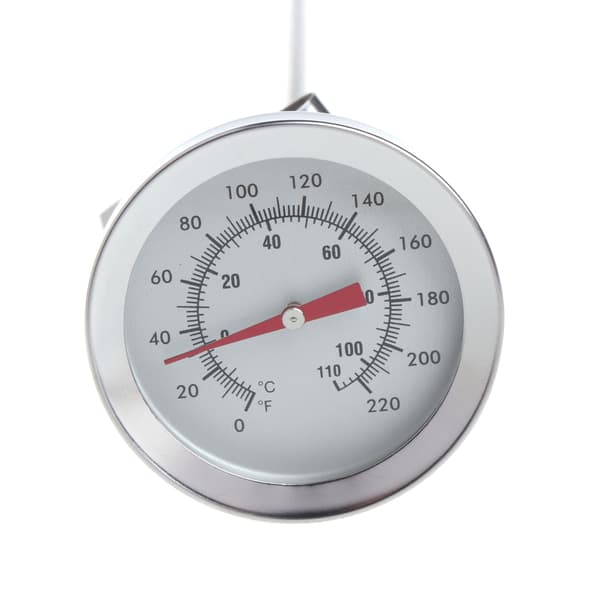 Frituretermometer Øjeblikkelig Aflæsning 30cm Urskive Kød BBQ Termometer til Brygning