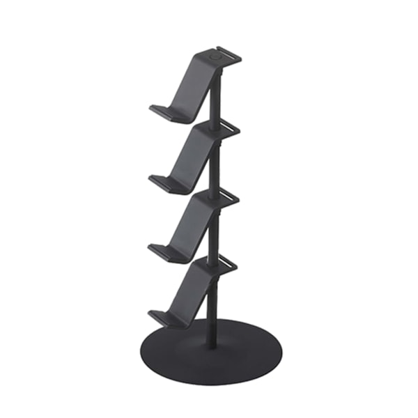 Kontrollfäste Headset Organizer Rack Flerlagersmonterad Station Dockbas