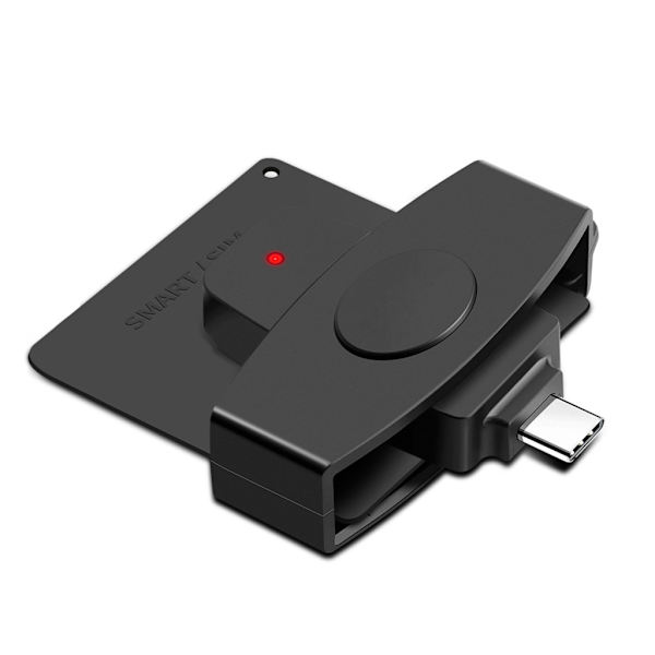 USBC Smart Card Reader Sim Cloner TypeC Adapter Identitetskort Elektronisk DNIE Sim Cloner Adapter PC Telefonstik