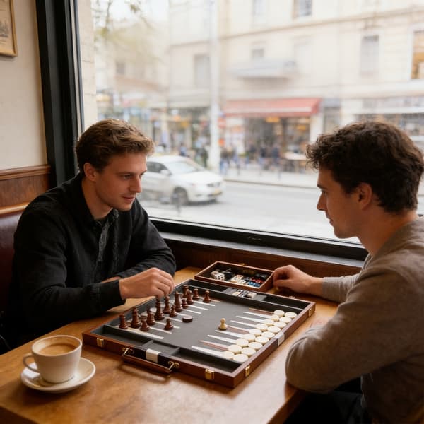 Strategisk brettspill Backgammon-sett Perfekt gave