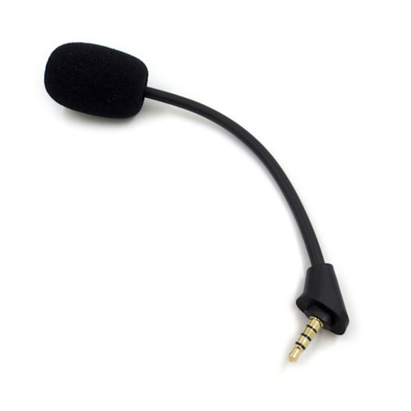 Spelmikrofonersättning för HyperX Cloud Alpha trådlöst spelheadset, 3,5 mm mikrofonbom med cover LED-indikator