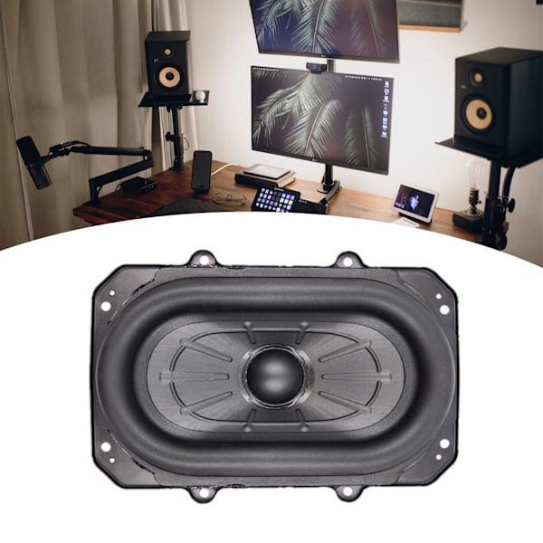 100W Oval Subwoofer Högtalare Woofer Hög Effekt Bas Subwoofer Högtalare
