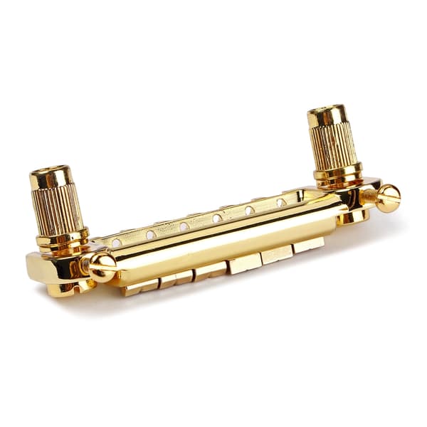 Elektrisk guitar rullebro sadel tailpiece combo krom erstatningsdele Chrome