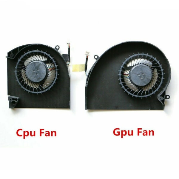 CPU GPU Fläkt Laptop Kylfläkt DC5V 0,4A 4-stifts 4-trådar för Dell Alienware 17 R4 R5 P31E Bärbar del Borstlös motor null - A