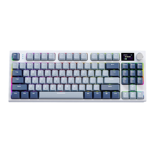 K86 3 moduser Mekanisk tastaturpakning struktur Hot-byttebar Programmerbare RGB bakgrunnsbelyste tastaturer Trådløst tastatur