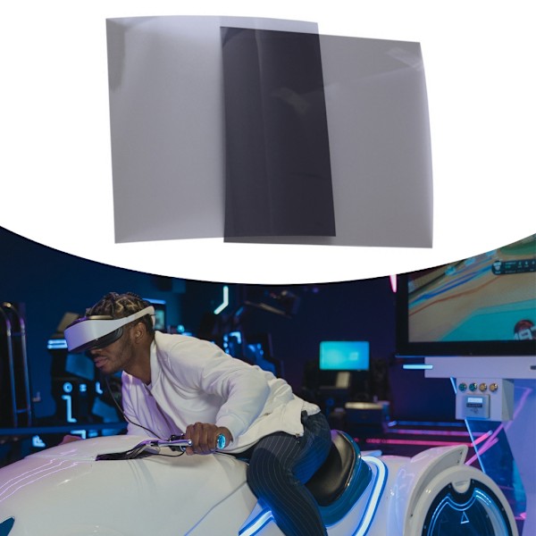 2 Stycken LCD Polariserande Diffuser Filmark Polariserad Ljusfilm