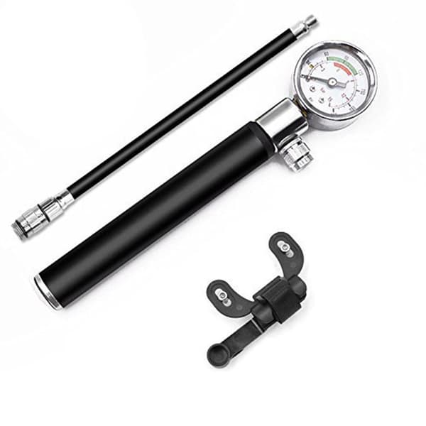 Mini Cykelpump Inflator Tålig MTB Cykelpump Tryckmätare Cykelpump