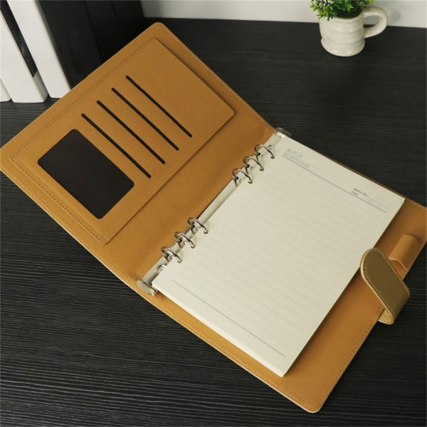 Business Notebook Loose Leaf Notebook Avtakbar indre side Constellations Journal Notebook Skrivesaker Notatblokker Black