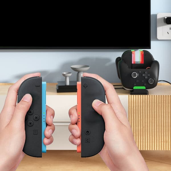 Desktop Game Controller Organiser Dock Opladningsstation til konsoller NS1 NS2