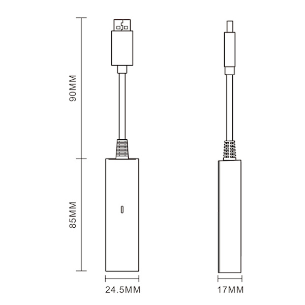 Spillekonsol USB 3.0 PS VR til kabeladapter spiltilbehør