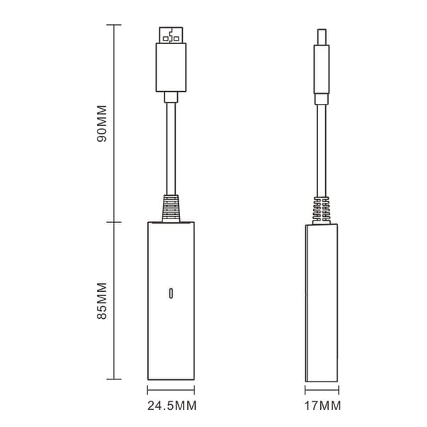 Spillkonsoll USB 3.0 PS VR til kabeladapter spilltilbehør