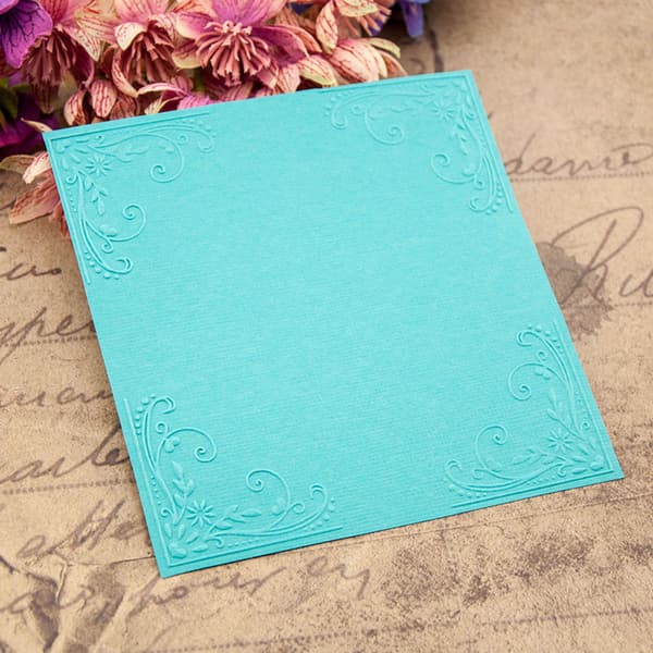 Lacework Plastik Prægefolder DIY Håndværk Skabelon Form Scrapbog Papirkort