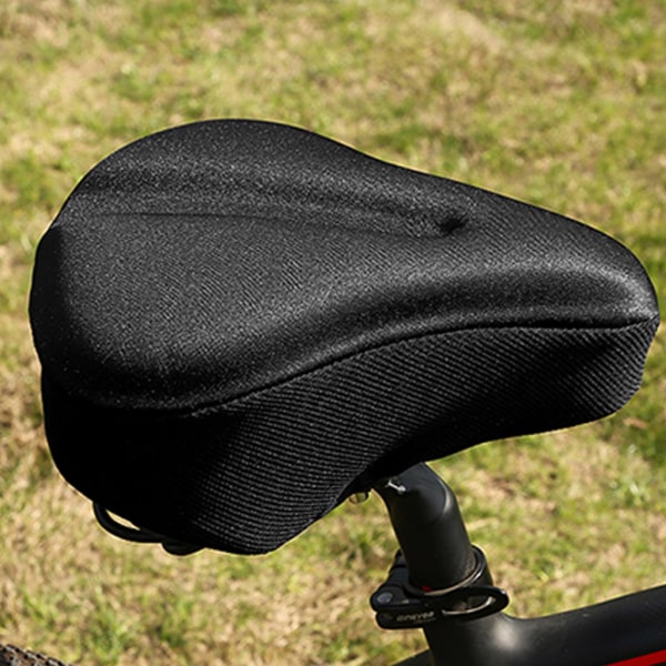 Förtjockad svampcykel för cover för extra mjuk cykel för sätessadelkudde med vatten- och dammavvisande cover