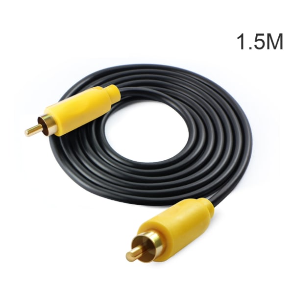 SPDIF RCA til RCA hann til hann koaksialkabel Stereo lydkabel Gullbelagt RCA videokabel for TV-forsterker Hjem