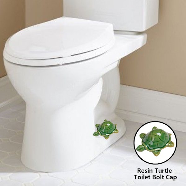 Sjov Havtema Toilet Bolt Caps Creative Badeværelse Toilet Bolt Caps til Decors null - 2pcs