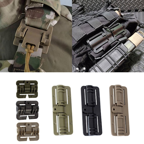 Taktisk väst snabbspänne snabbpassning Molles sidobälte Cummerbund rör Mud Waist Buckle