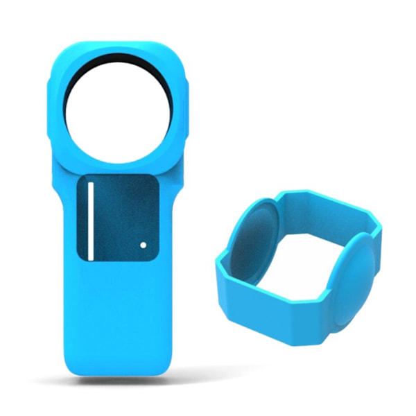 Pehmeä silikoni case Pölytiivis suojakotelo case putoamisen estävä kehys Shellille 360 ​​ONE RS Panoramic Action Camera Si -kameralle