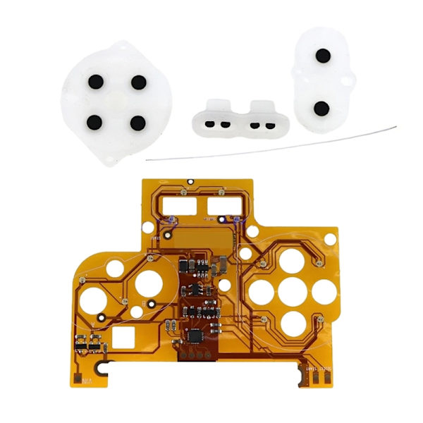 Ljusande knappljus för GBC-värdknapp LED Mod Kit Färgbytestillbehör Led platt kabelmonteringskonsol DIY