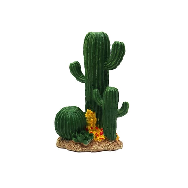 Simulering Kunstig Kaktus Model Skulptur Landskabsfigur Til Akvarier