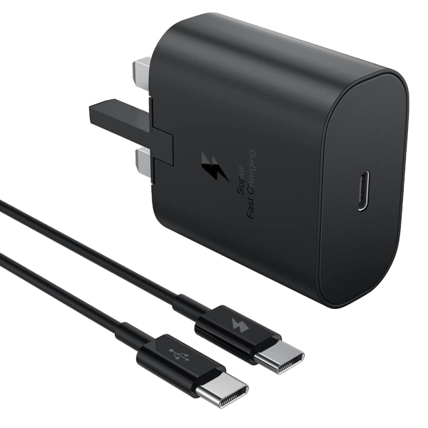 USB C ladeplugg Rask og sikker telefonladeadapter for GalaxyS23, S22, S21, S20, S10, Note 20, A53, A52, A33 A72