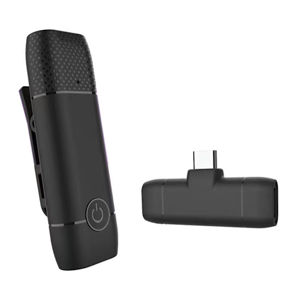 Universal Type-C Port Lavalier Modtager Mikrofoner 2.4G trådløs teknologi