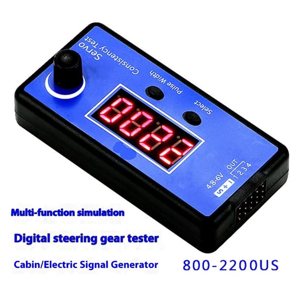 Intelligent Digital Servo Controller Tester för Fjärrstyrda Flygplan Bilar