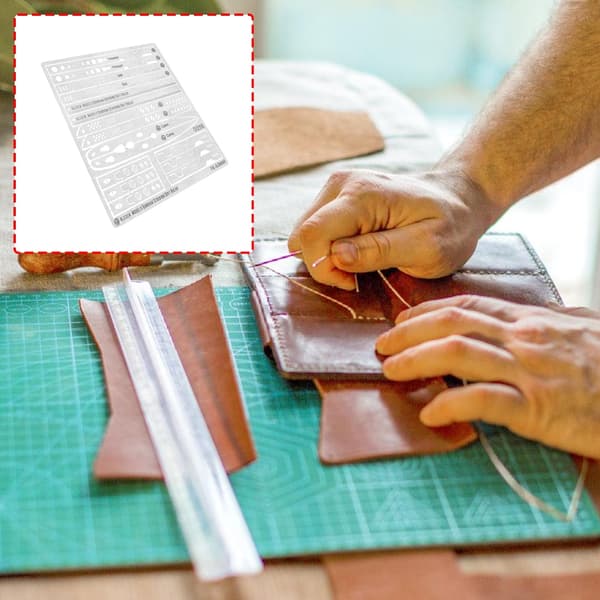 Professionelt værktøj Hobby DIY tilbehør Blød lineal detaljer tilføjelse skabeloner