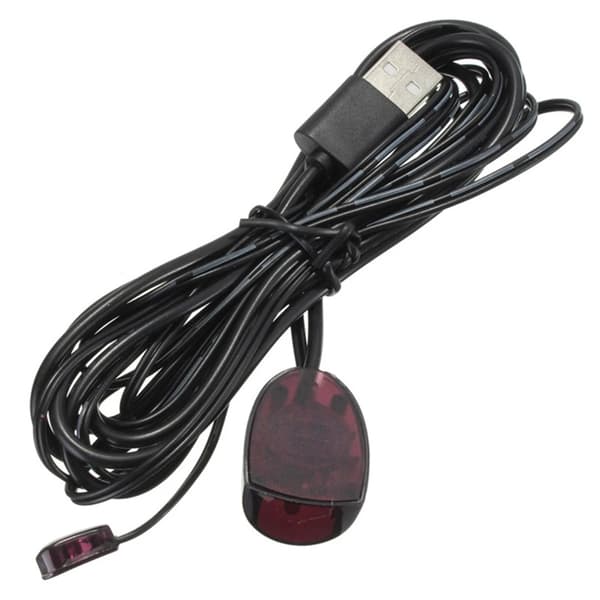 USB IR Infrarød Fjernkontroll IR Mottaker Transporter Utvider Repeater