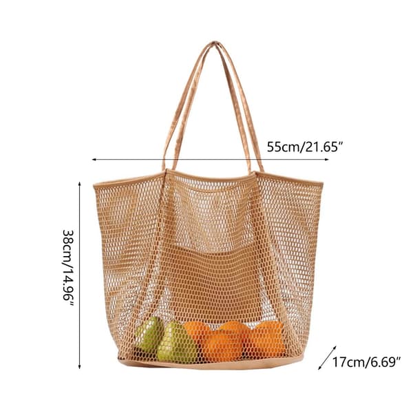 Mesh Bag vedenpitävät rantalaukut aikuisille White
