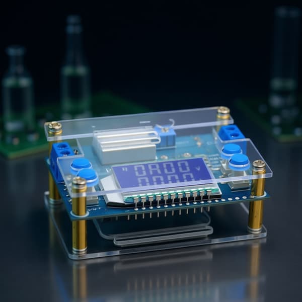 Effektivitet 5A Programmerbar Spenningsregulatormodul Trinn Ned Strømmodul