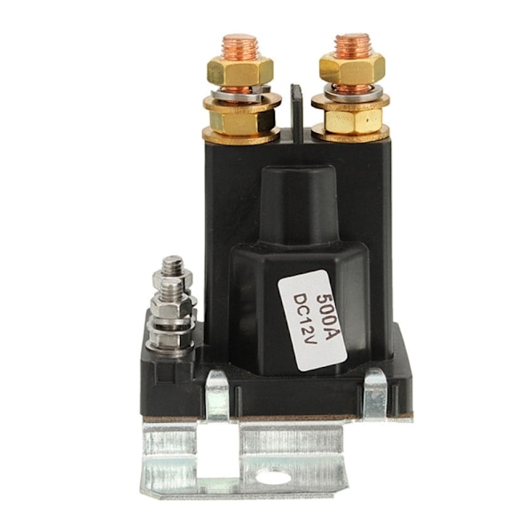 Starterrelæer Solenoid Auto Start Kontaktor Dobbelt batteri Isolator 4 terminaler