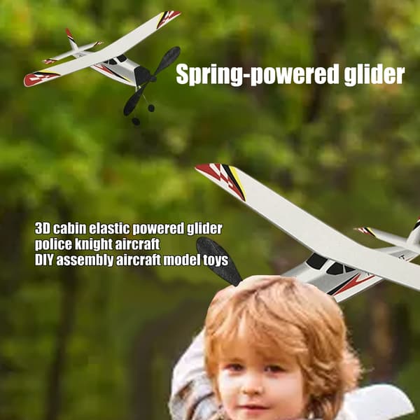 Børneflyvepuslespil 3D Flykonstruktion Pædagogisk Gave Videnskabsmodel